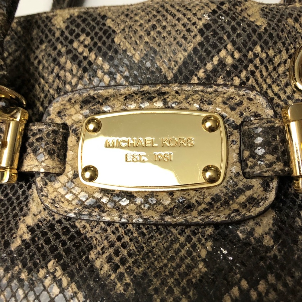 Michael Kors Hamilton Large Python Tote - image 3